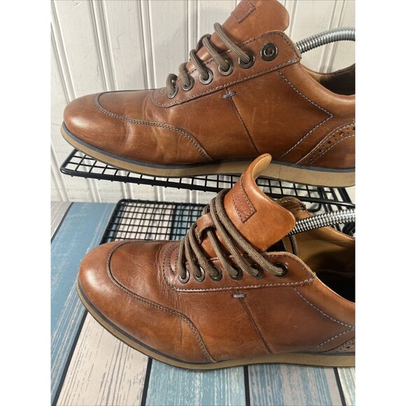 Royal Albartross Driver Golf Shoes Brown Suede Handmade Men Size 8 Augusta - Picture 4 of 11